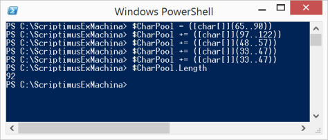 PowerShell Count Characters